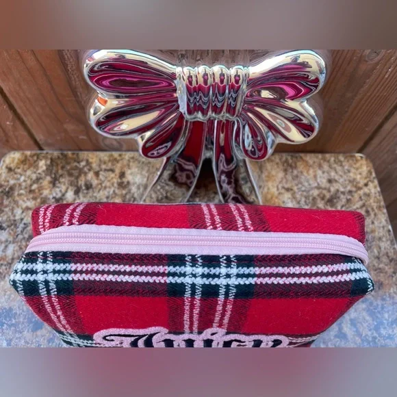 Juicy Couture Plaid Cosmetic Bag - Picture 5 of 10